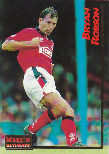 Byran Robson Middlesbrough 1995/96 Merlin Ultimate #143